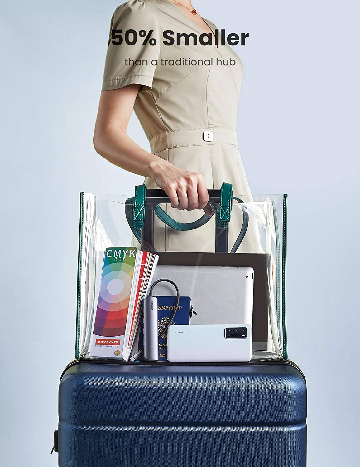 UGREEN USB C Hub 60Hz, 5-in-1 Gigabit USB C to Ethernet Adapter with 4K HDMI