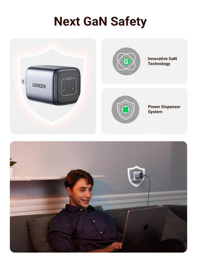 Ugreen Nexode Mini 45W Dual USB C Charger