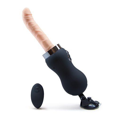 G-spot lover sex machine Thrusting vibrator with suction cup