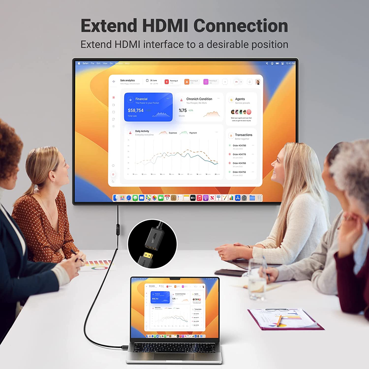 UGREEN HDMI Extension Cable