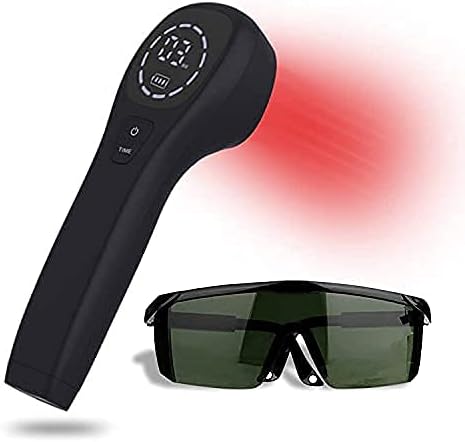 Cold Laser Human/Vet Device with LED Display Targets Joint and Muscles Directly for Pain ReliefInfrared Light(2x808nm +12X650nm)