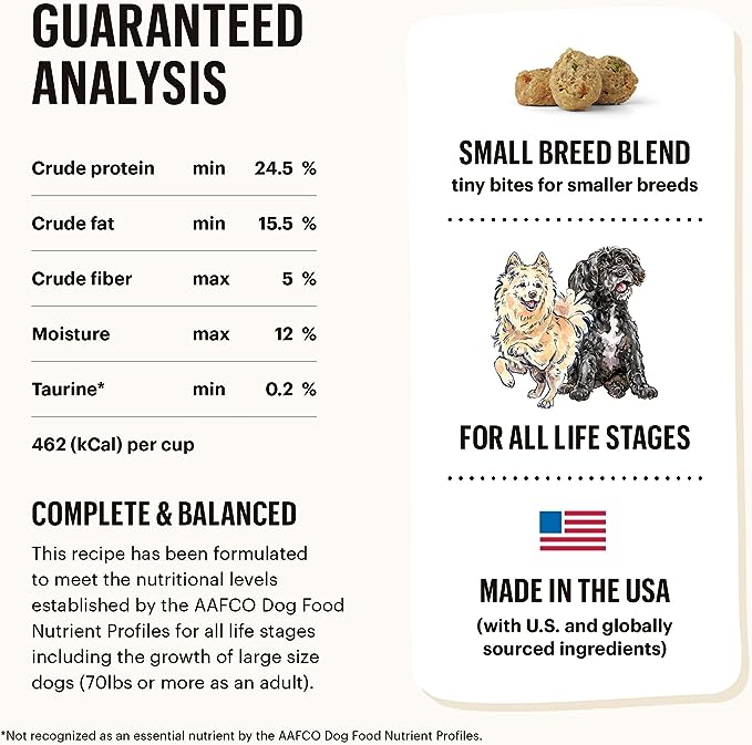 The Honest Kitchen Whole Food Clusters Small Breed Whole Grain Chicken Dry Dog Food, 10 lb Bag