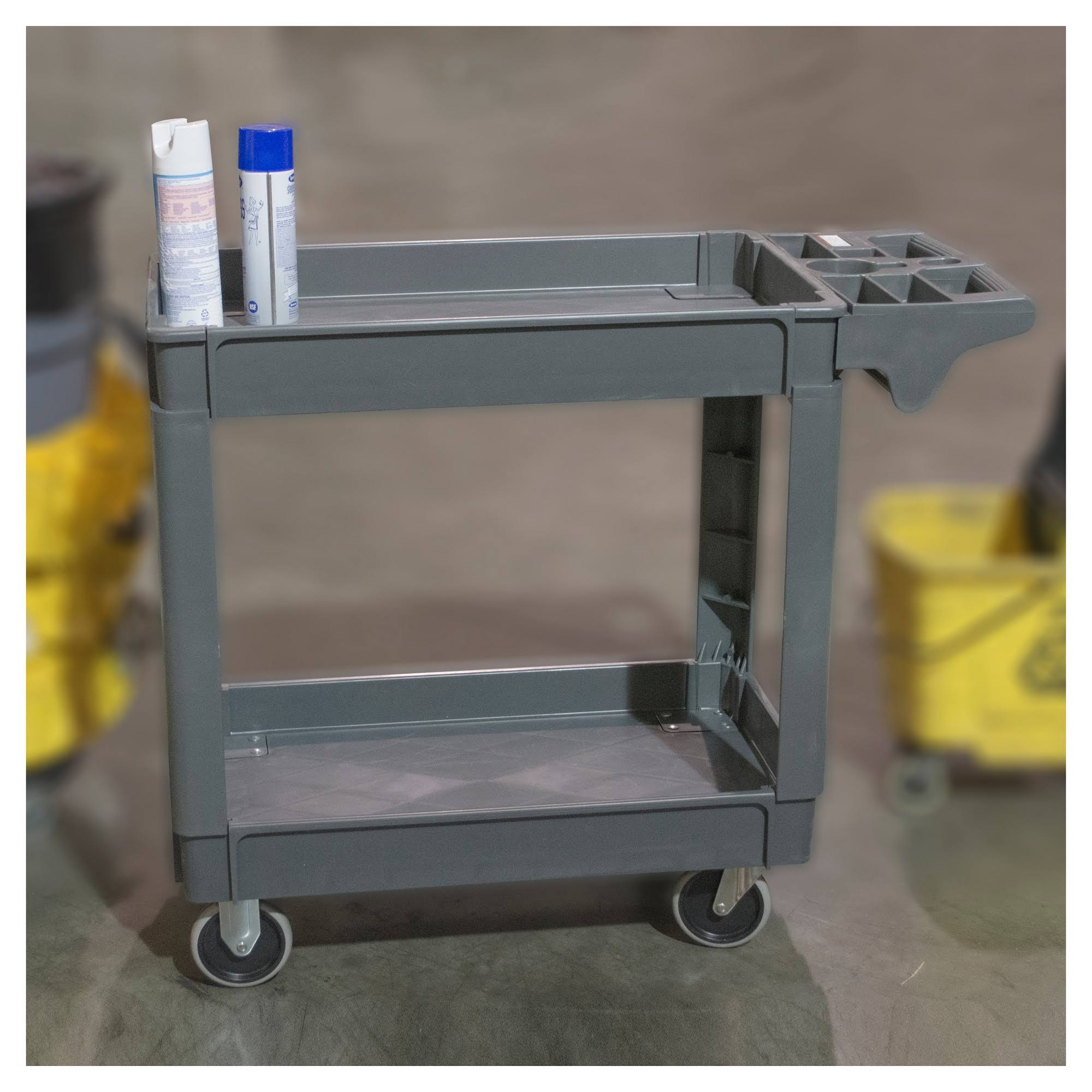 ProSeries TwoShelf Heavy Duty Utility Cart, 550 lbs Capacity HJ03