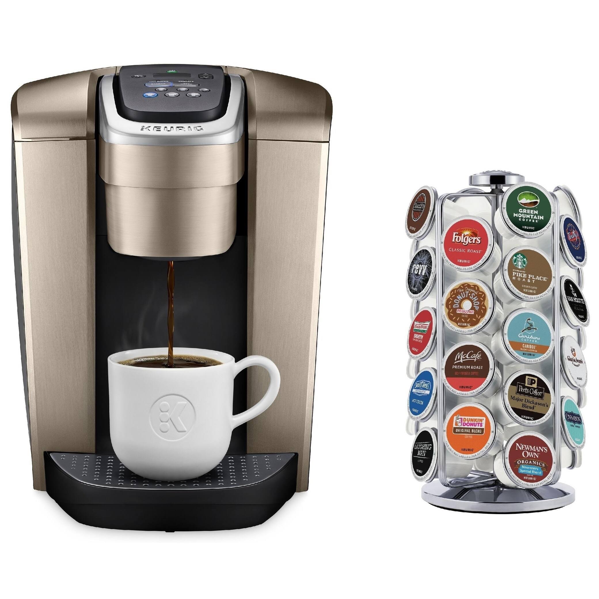 Keurig KElite Brewer Gold with Pod Carousel HJ03