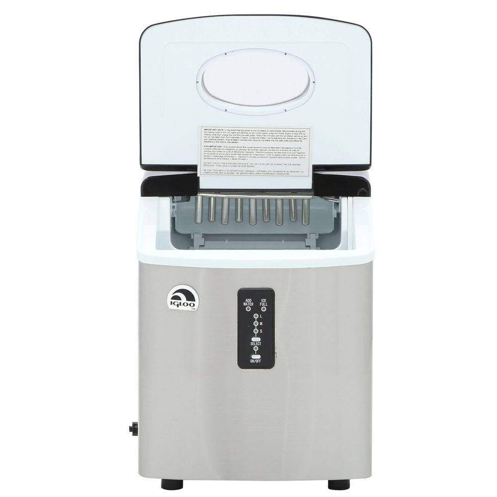 Igloo Compact Ice Maker ICE103 Stainless Steel HJ03