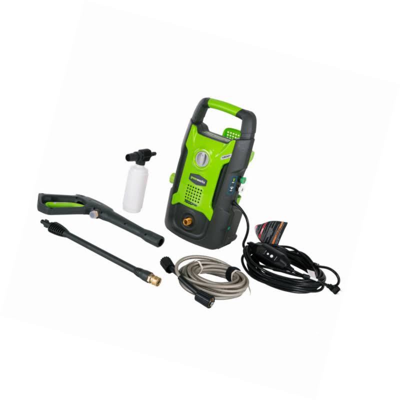 Greenworks GPW1602 13 Amp 1600 PSI 1.2 GPM Electric Pressure Washer - HJ03