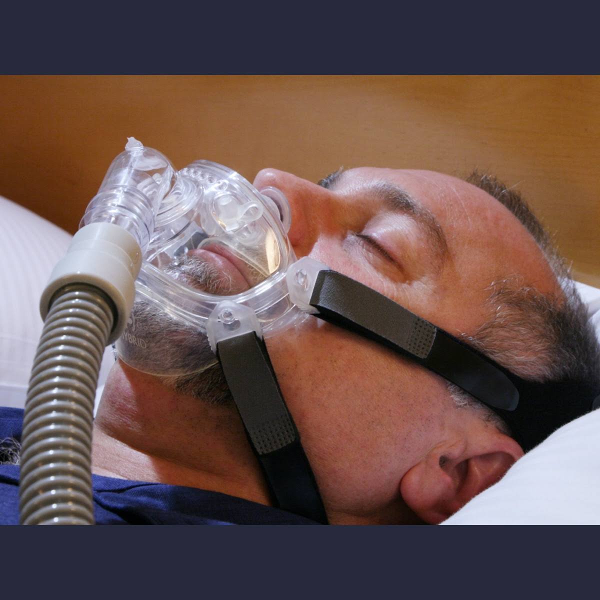 RespCare Hybrid Oral/Nasal CPAP Mask with Headgear - HJ03