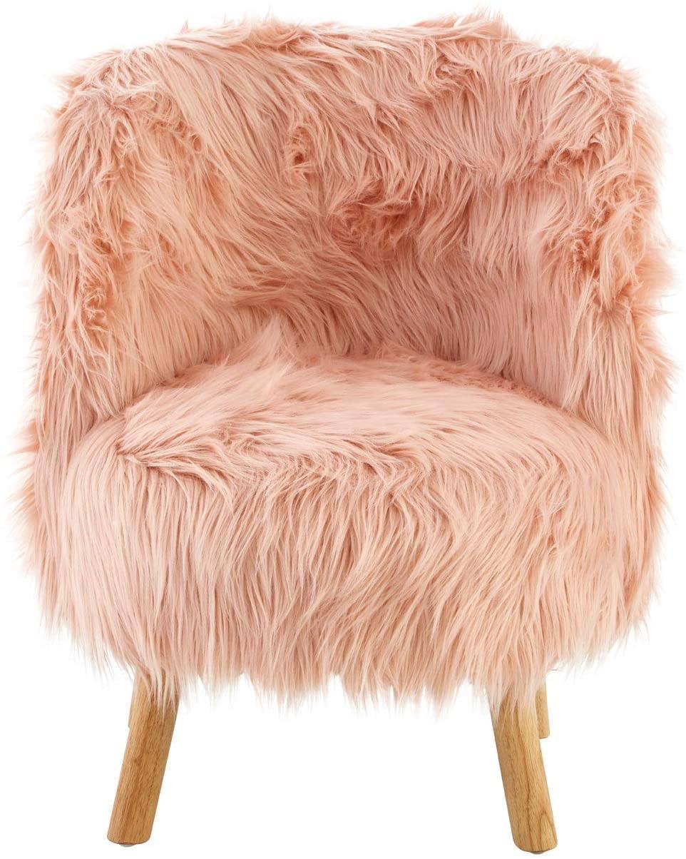 Pink Premier Housewares Kids Chair Hevea Polyester/Acrylic Pine Wood Rubberwood Plywood 