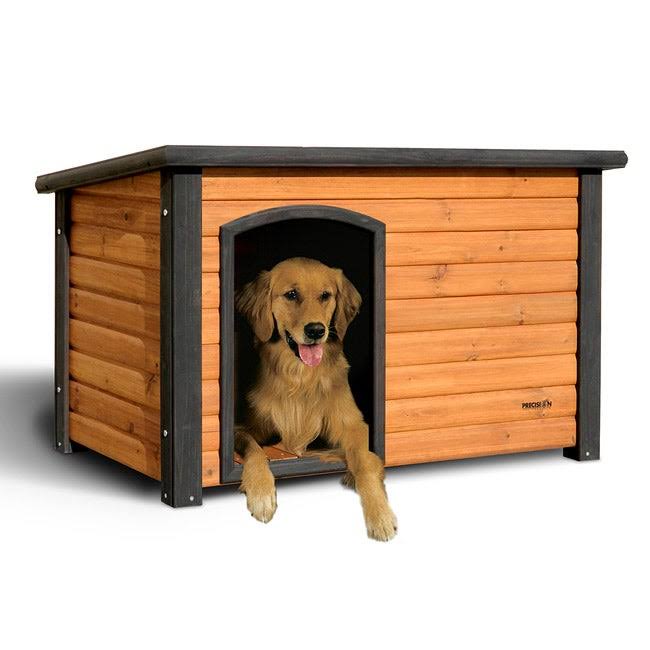 Precision Pet Medium Outback Log Cabin Dog House (Outback Log Cabin ...