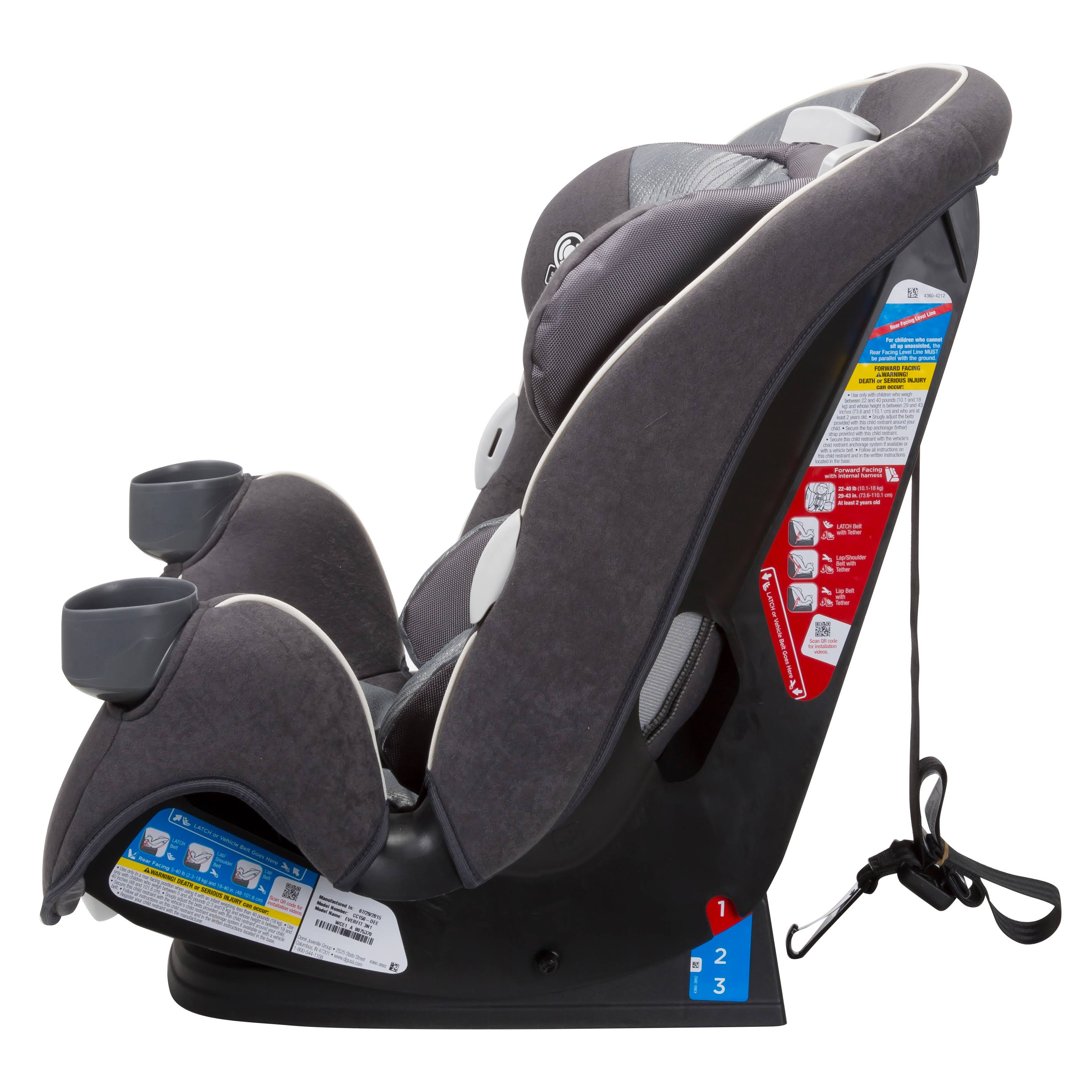 Safety 1st Everfit 3-in-1 Convertible Car Seat, Taggart - aiept