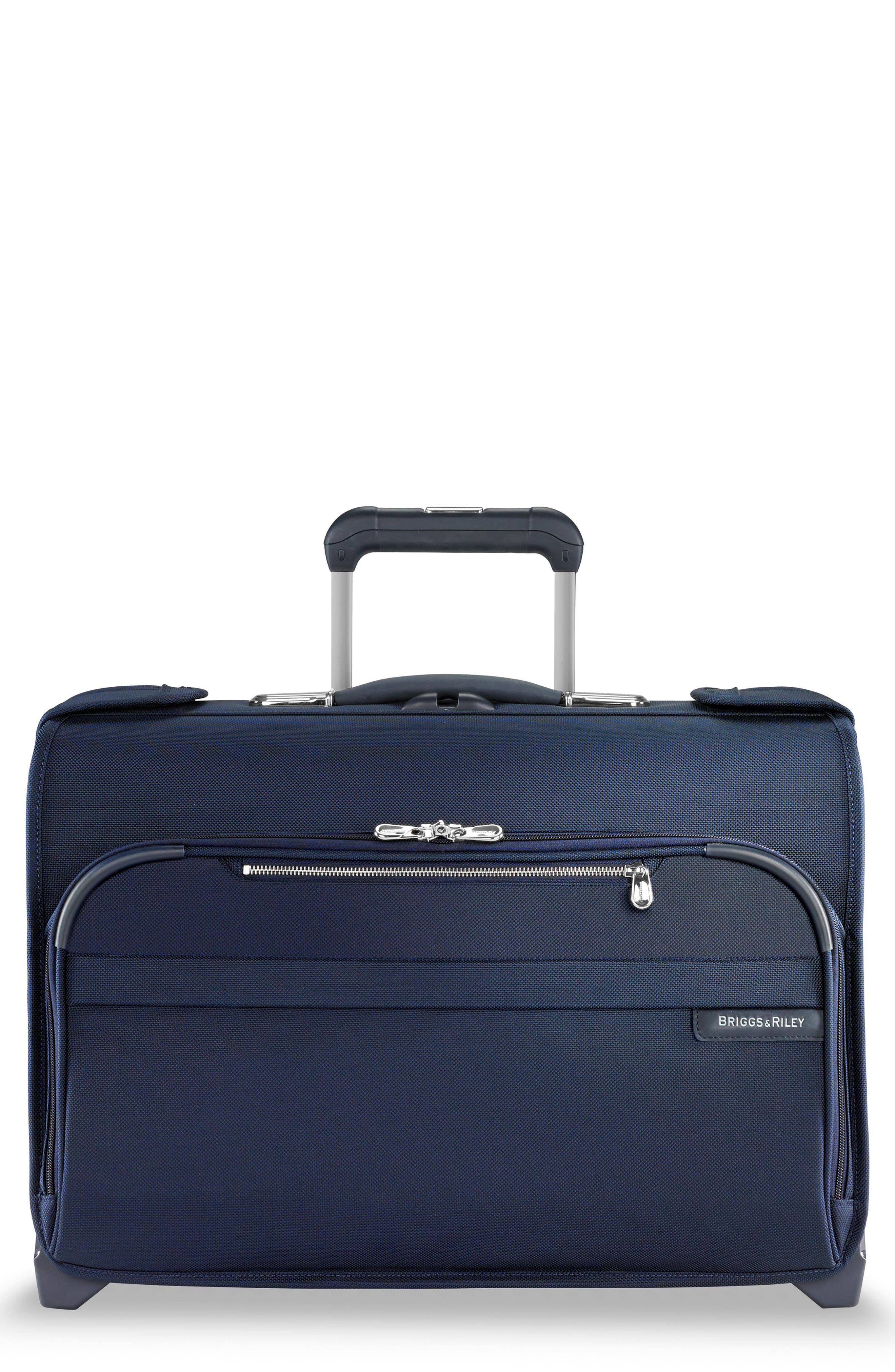 Briggs u0026 Riley Baseline CarryOn Wheeled Garment Bag Navy aiept