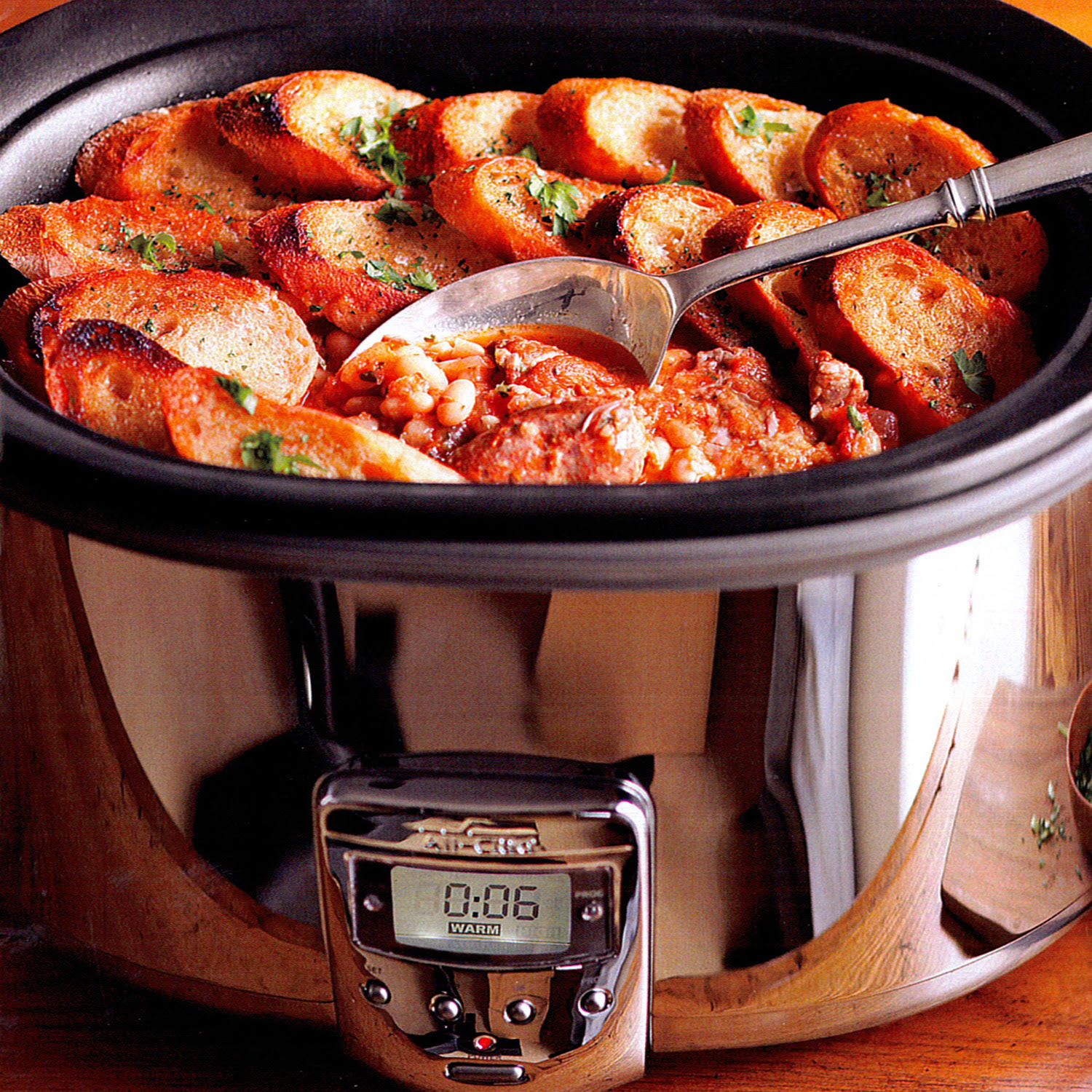 AllClad 4Quart Deluxe Slow Cooker with Aluminum Insert aiept