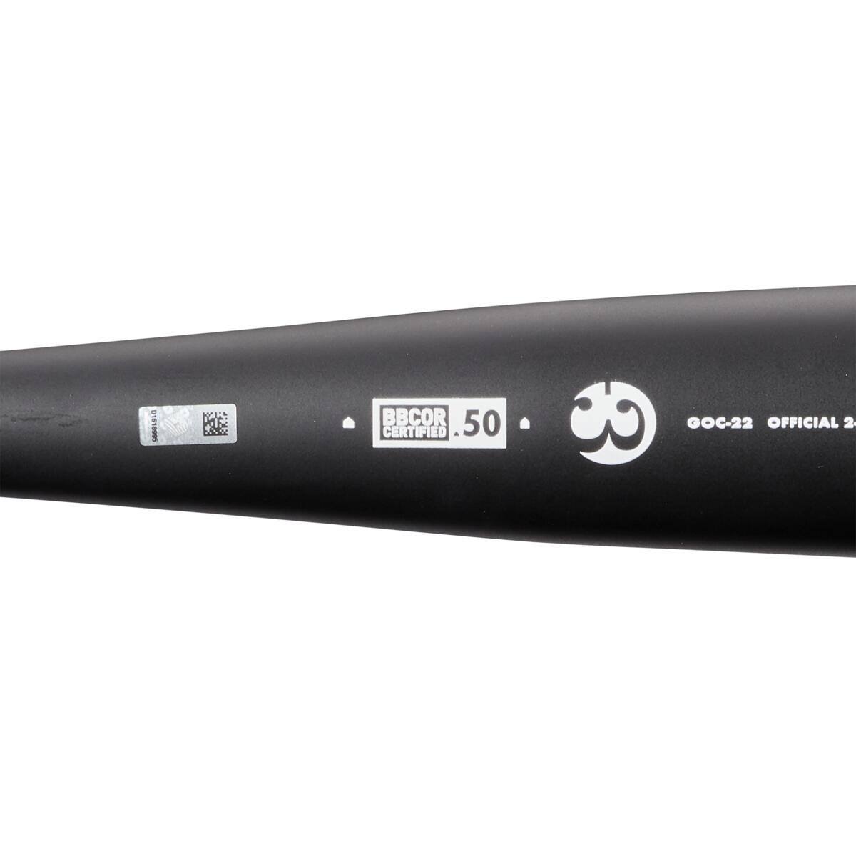 DeMarini 2022 The Goods One Piece (3) BBCOR Baseball Bat 33x22 hsz004