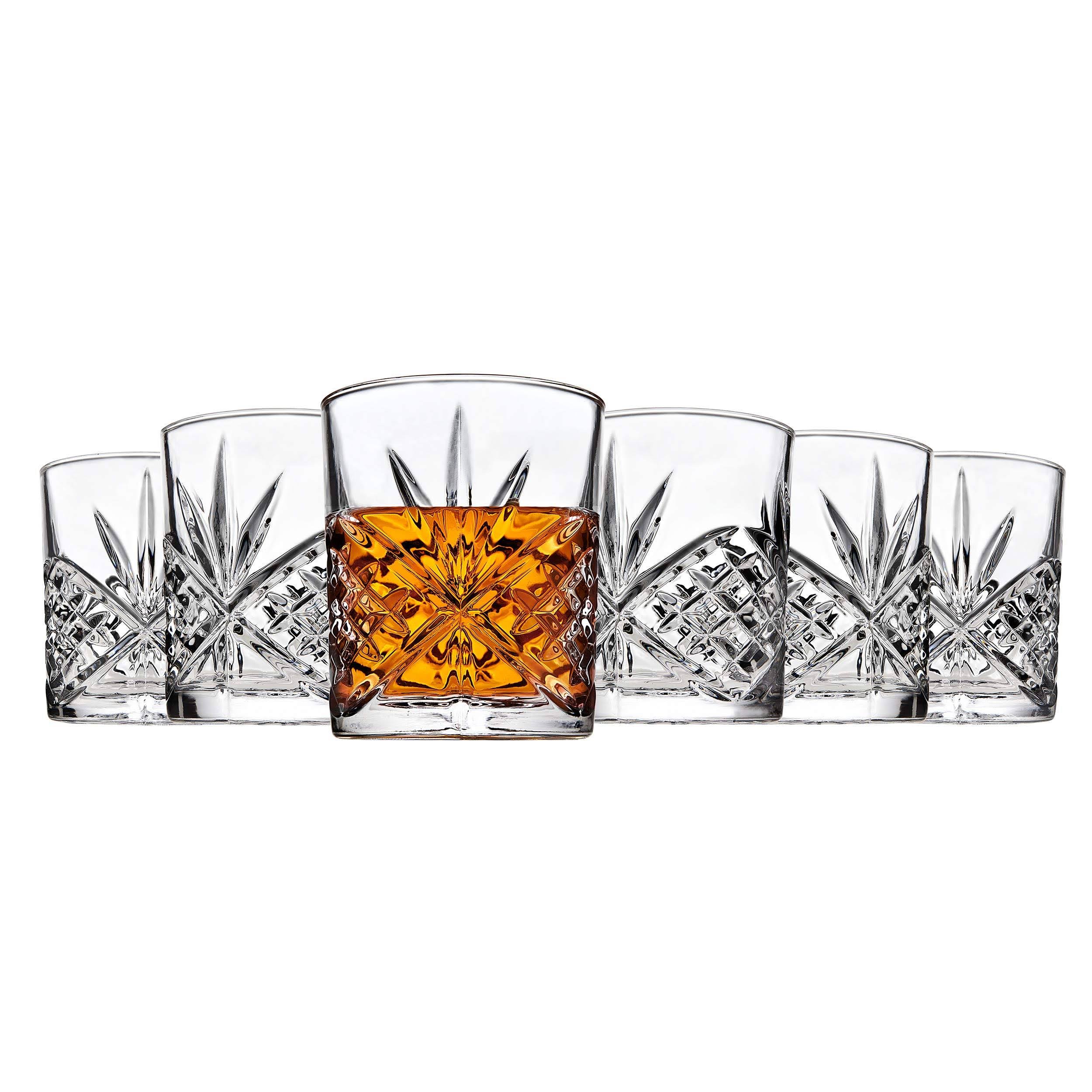 🔥Godinger Dublin Double Old Fashioned Glasses Set of 6 CT03s