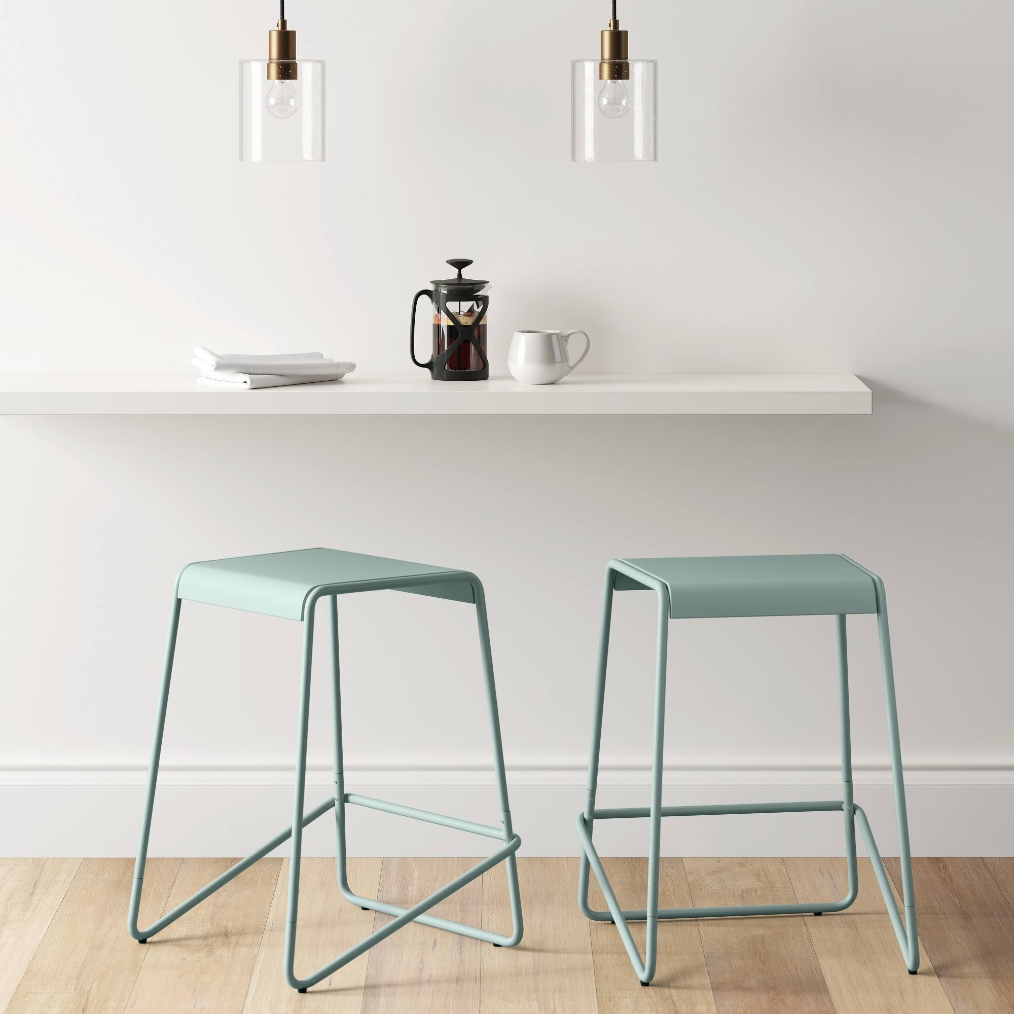🔥Project 62 Metal Counter Stool, Mint, 24" CT03s
