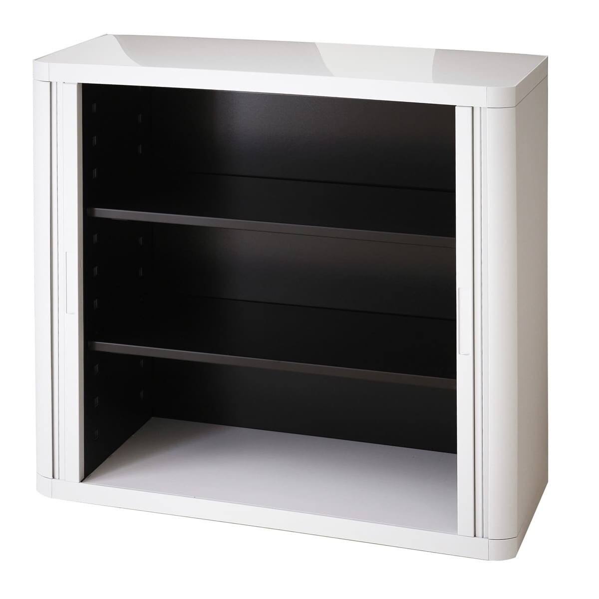 🔥Paperflow easyOffice Black 41x22 Tall Storage with Two Shelves CT03s