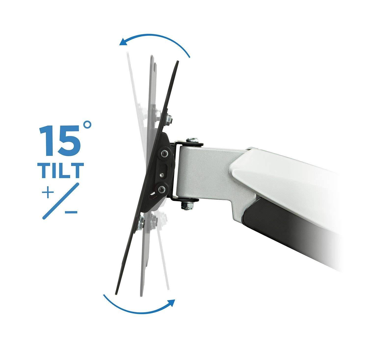  mount it height adjustable tv wall mount bracket with counterbalance