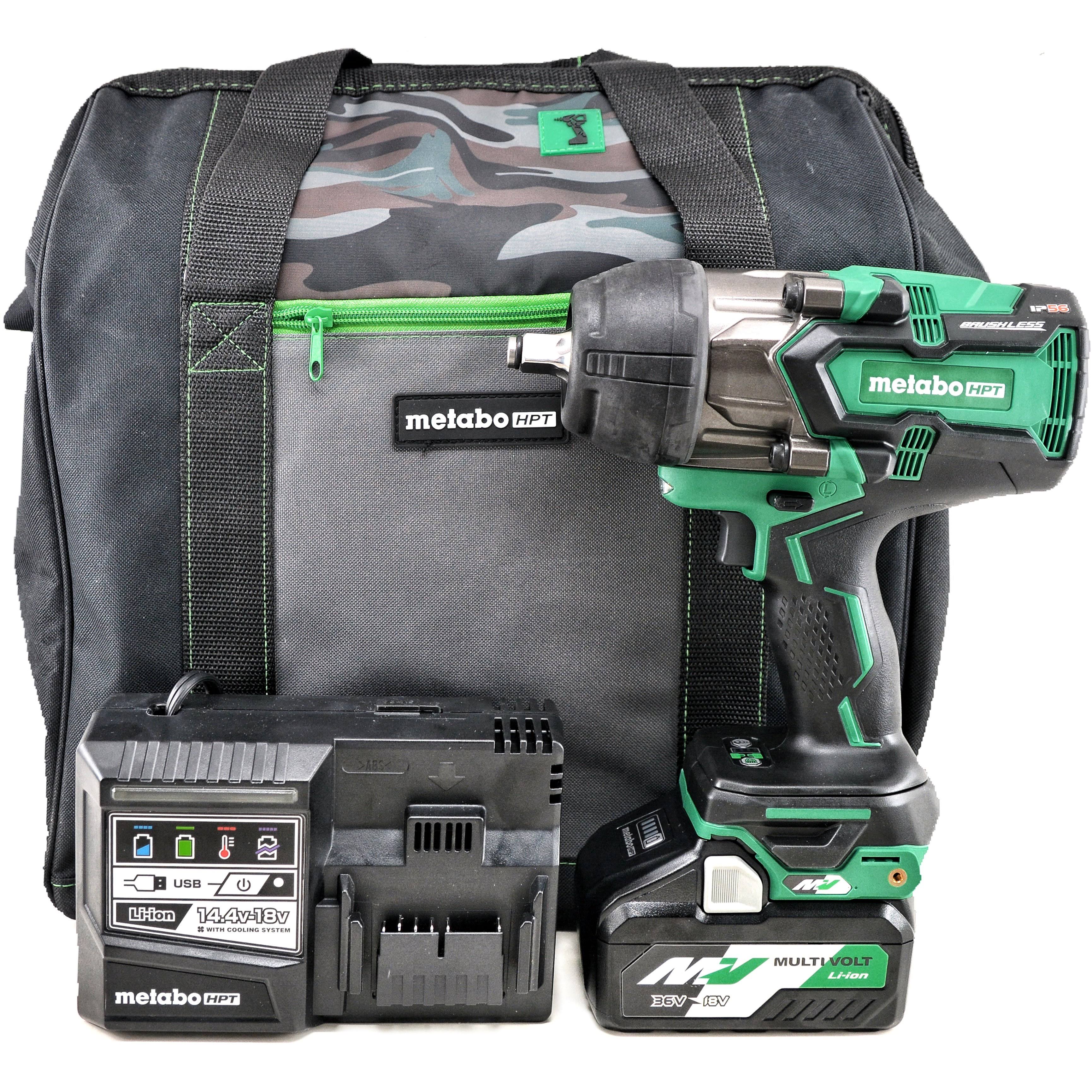 Metabo HPT WR36DBQ4M 36V Multivolt Brushless 1/2 In. High Torque Impact ...