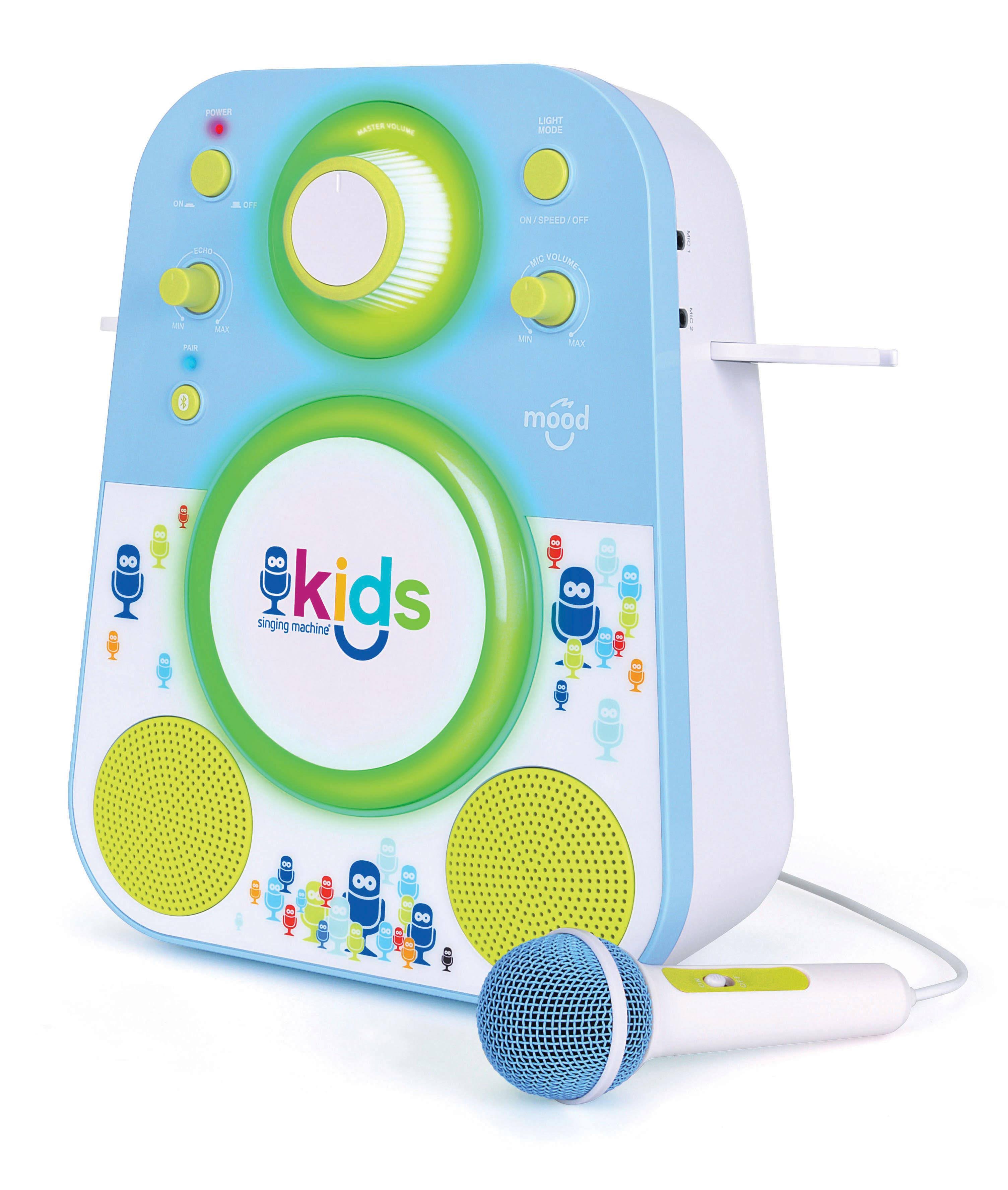 🔥The Singing MachineKids Mood LED Glowing Bluetooth SingAlong Speaker