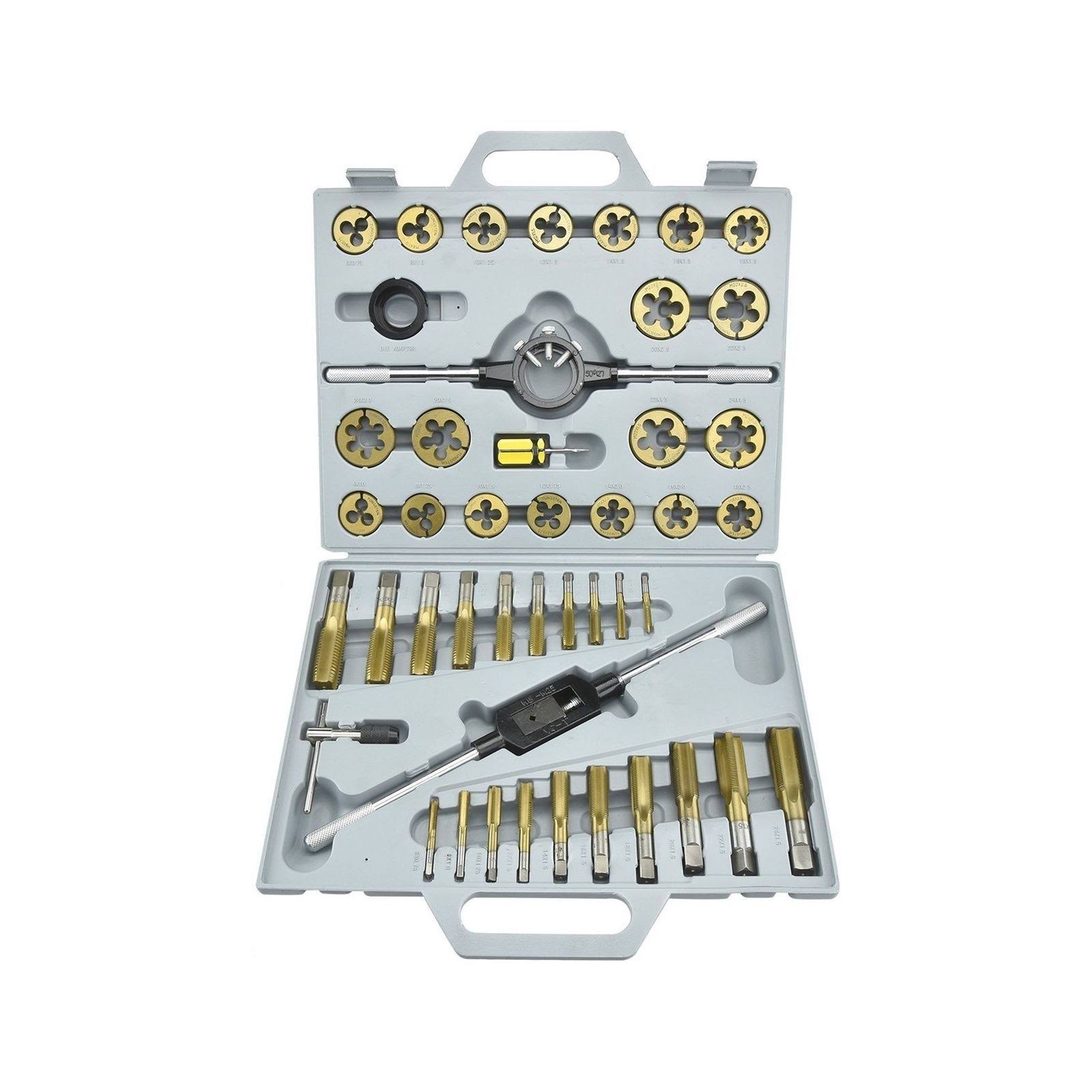 🔥Neiko 00916a 45 Piece SAE Pro-Grade Large-Diameter Titanium Tap Die ...