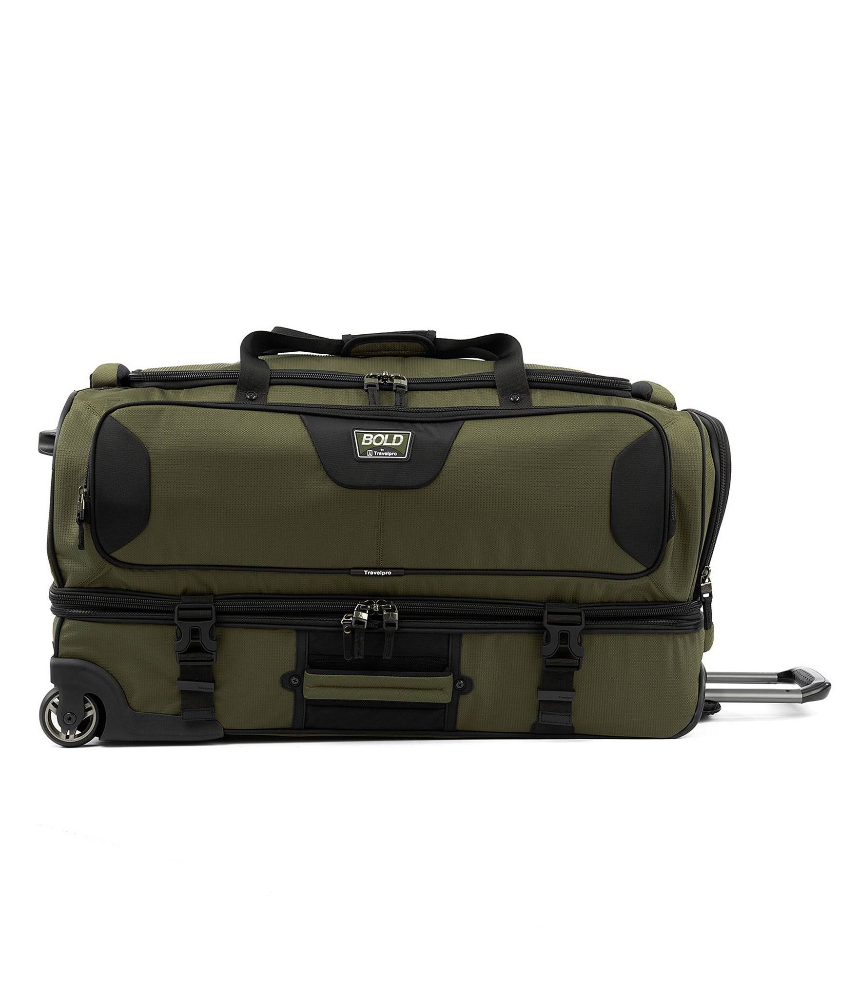 Travelpro Bold 30x22 Drop Bottom Rolling Duffel (Olive/Black) CT03s