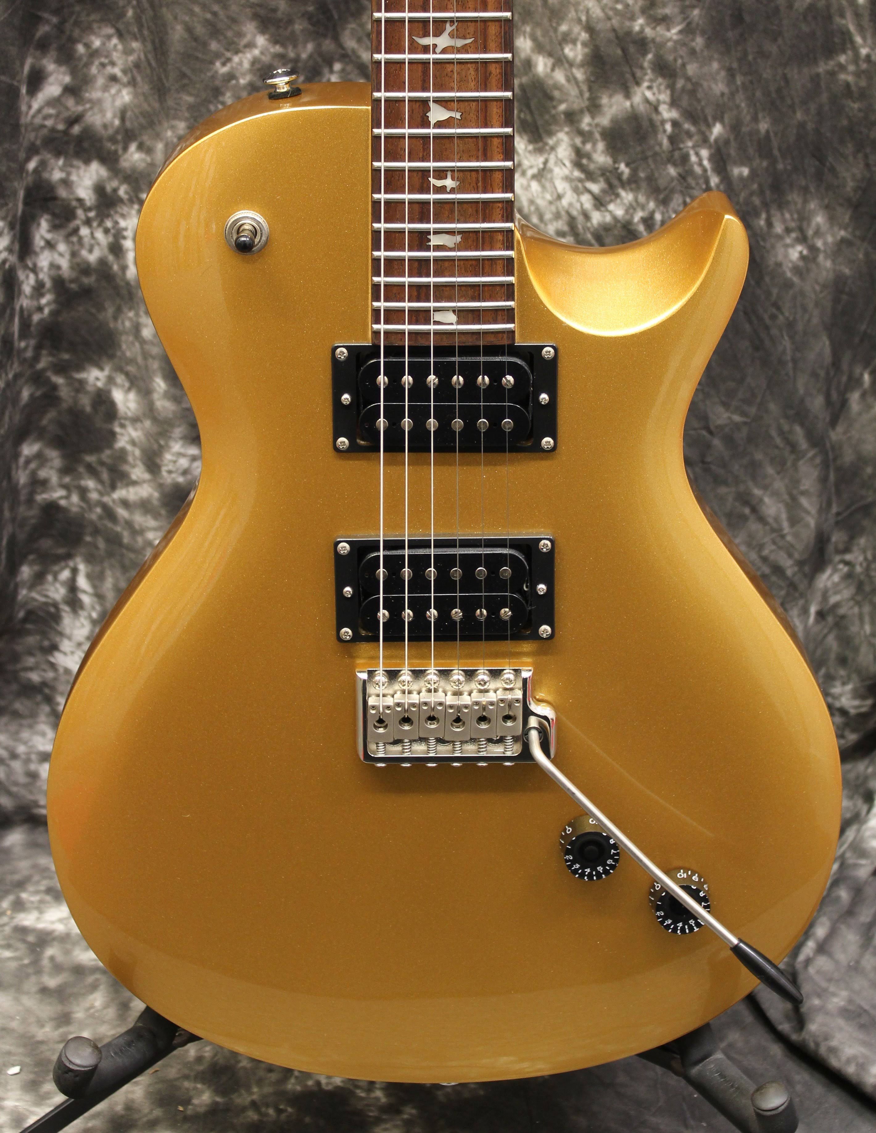 🔥PRS SE Santana Singlecut Trem Electric Guitar Egyptian Gold CT03s