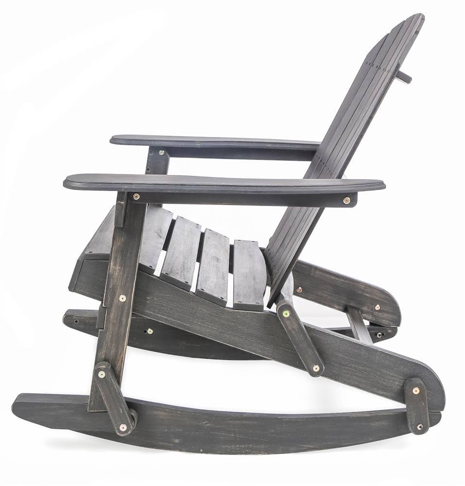 Noble House Rocking Chair in Dark Gray Finish CT03s