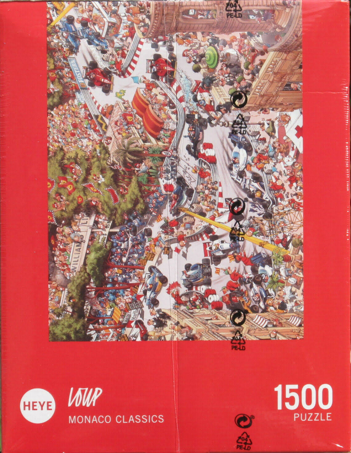  heye jigsaw puzzle triangular 1500 piece monaco classics loup