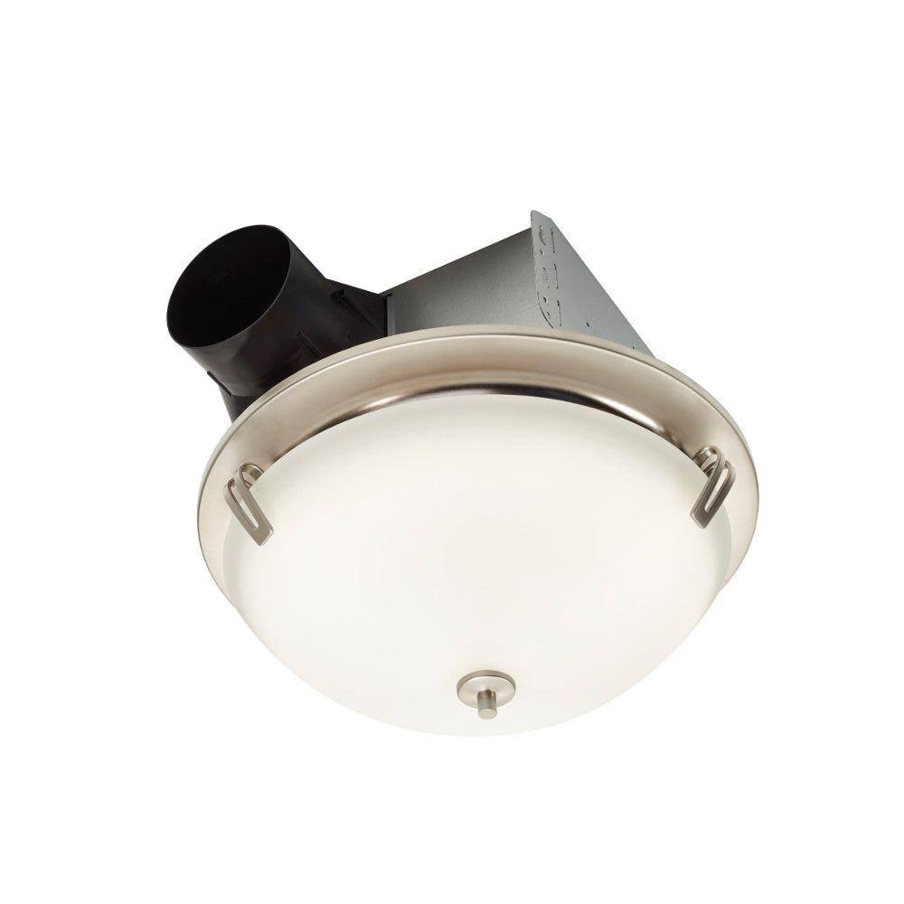 NuTone Invent Decorative Satin Nickel 100 CFM Ceiling Exhaust Fan CT 03 S   3775dd52 Ec67 4f4f 858e 590a4c708ea9 