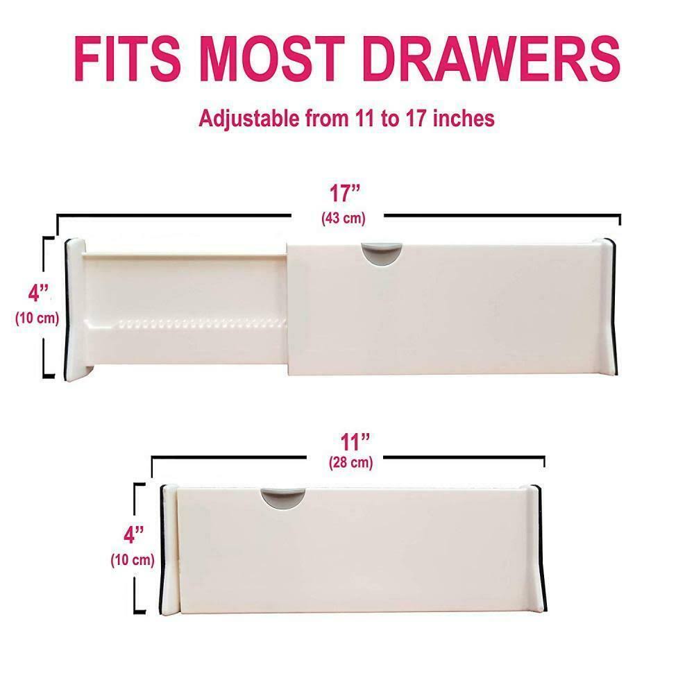 🔥Rapturous Drawer Dividers Pack of 3 Expandable Dresser Organizers CT