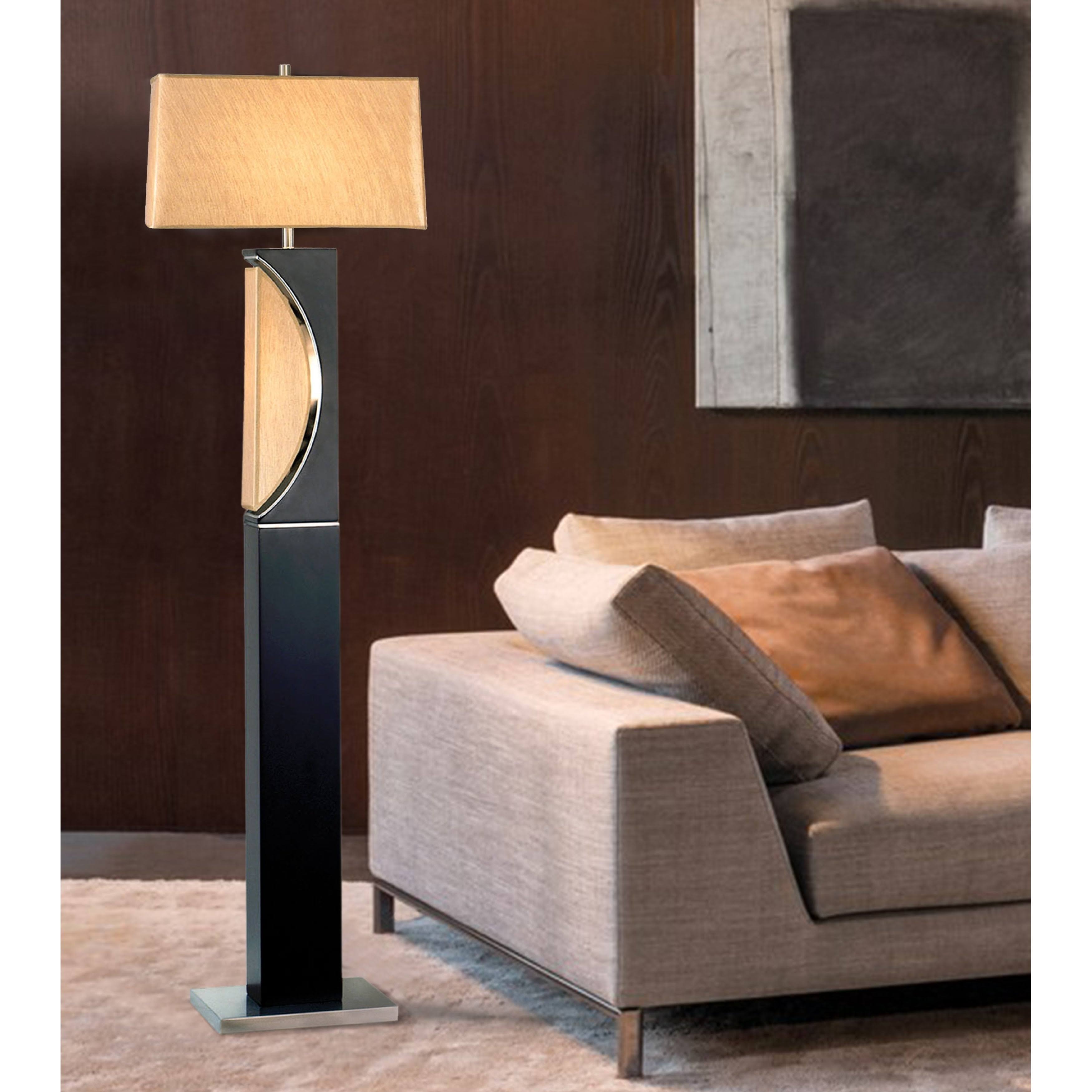 🔥Nova Half Moon Floor Lamp Dark Brown CT03s
