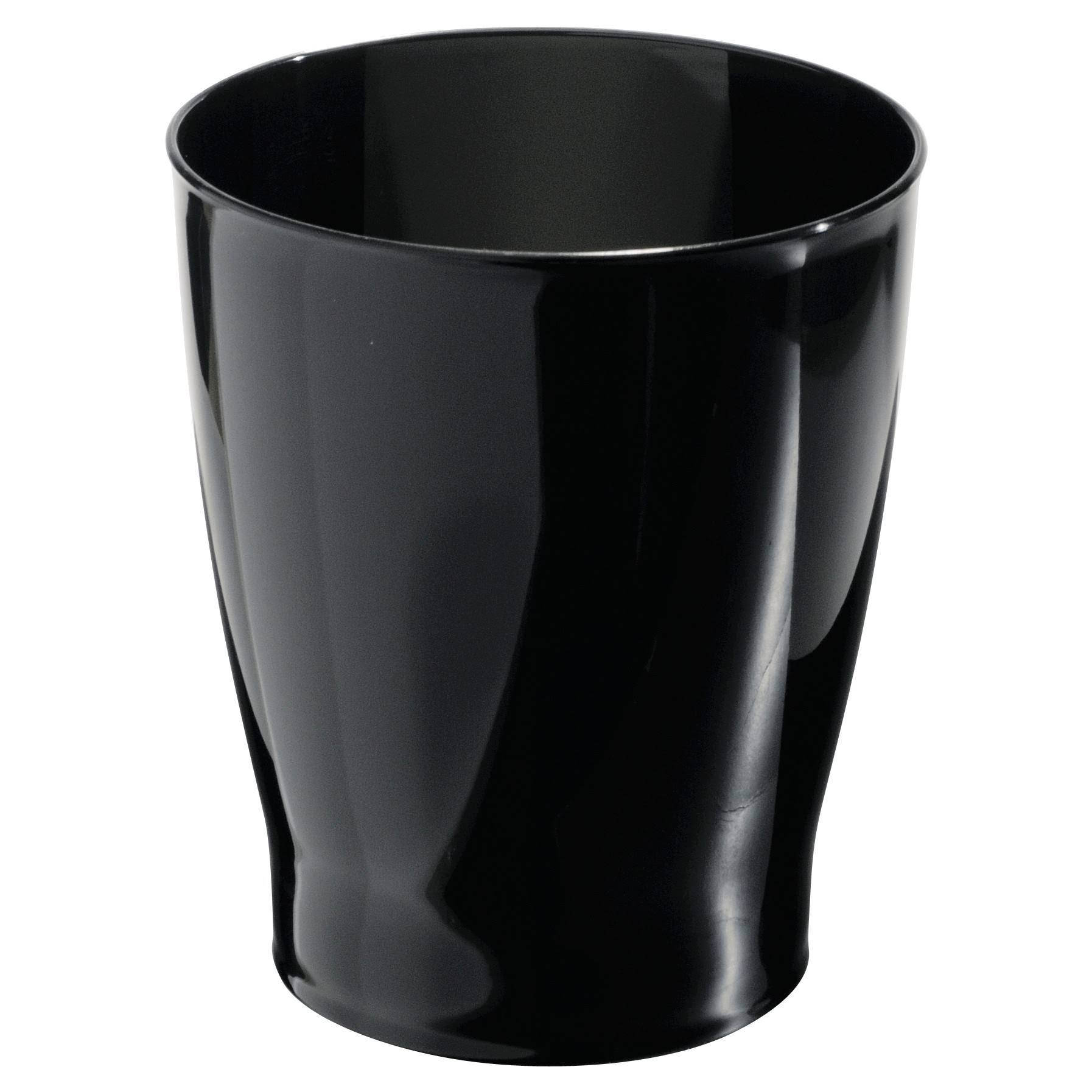 🔥Interdesign Zia Wastebasket, Black CT03s