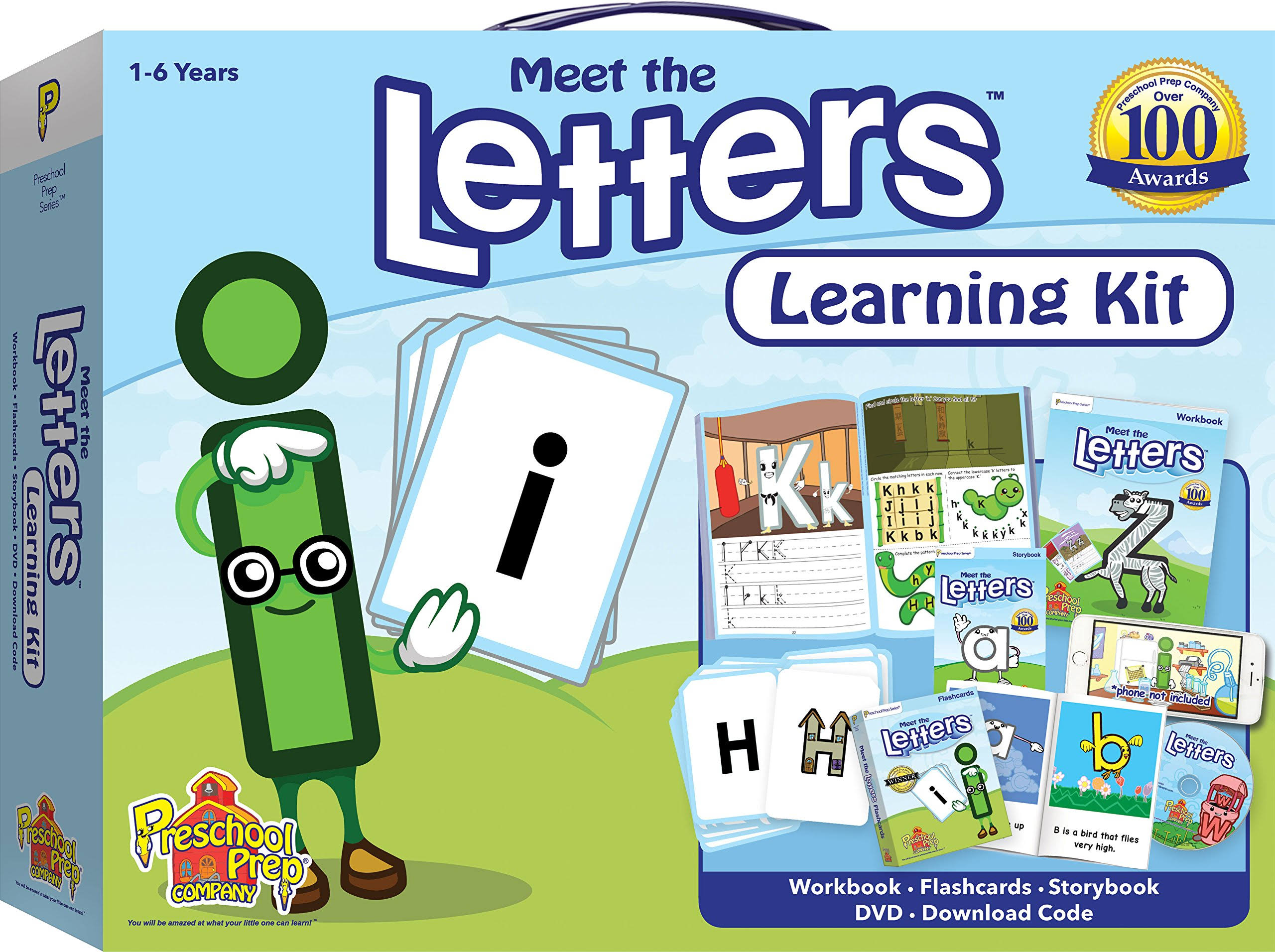 Meet The Letters Fun Pack - Flash Cards, Movie Download & Storybook Bundle For Learning ABCs