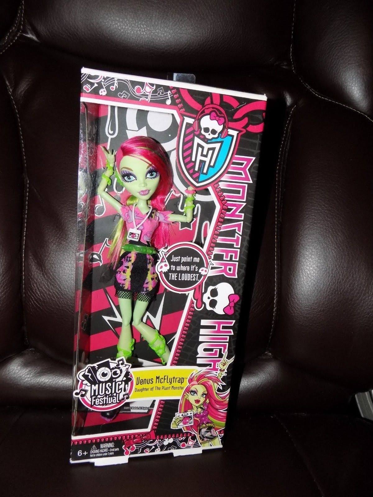 🔥Monster High Music Festival Venus McFlytrap Doll - CT-03-s