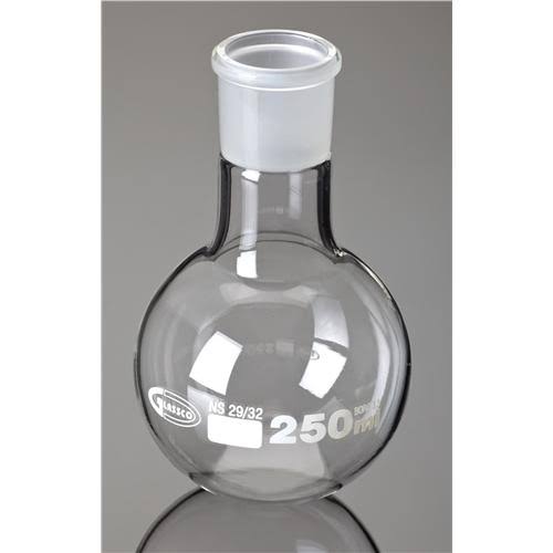 🔥united Scientific Supplies Boiling Flask Flat Bottom Ground Glass Joints Borosilicate Glass 0797