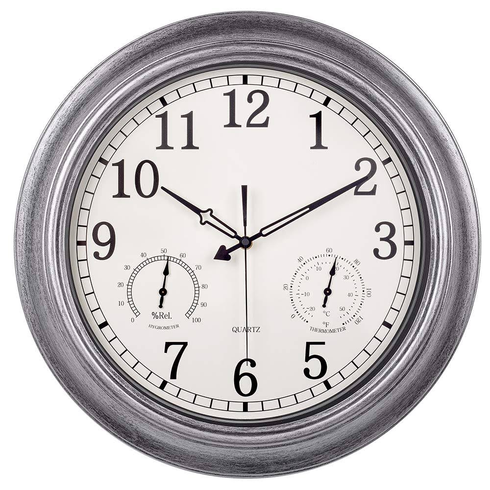 🔥Skynature Large Outdoor Clock, Waterproof Outside Clock with