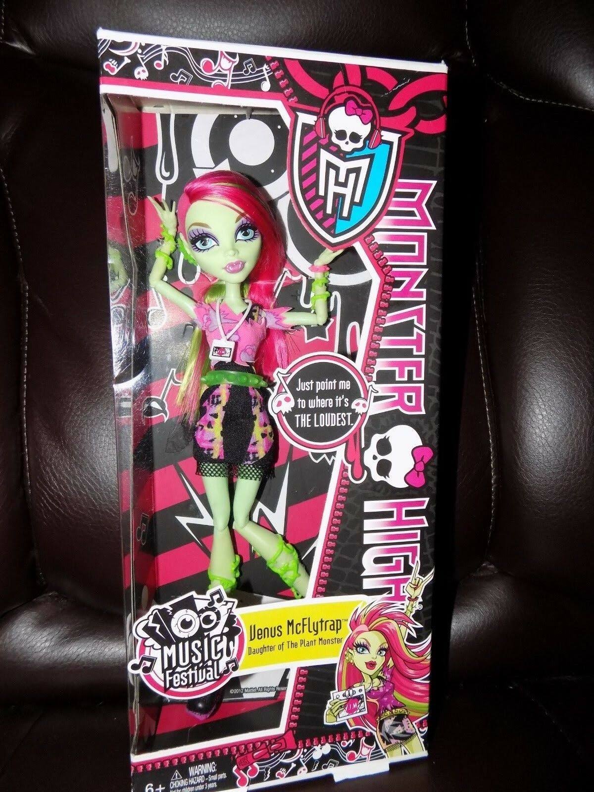 🔥Monster High Music Festival Venus McFlytrap Doll - CT-03-s