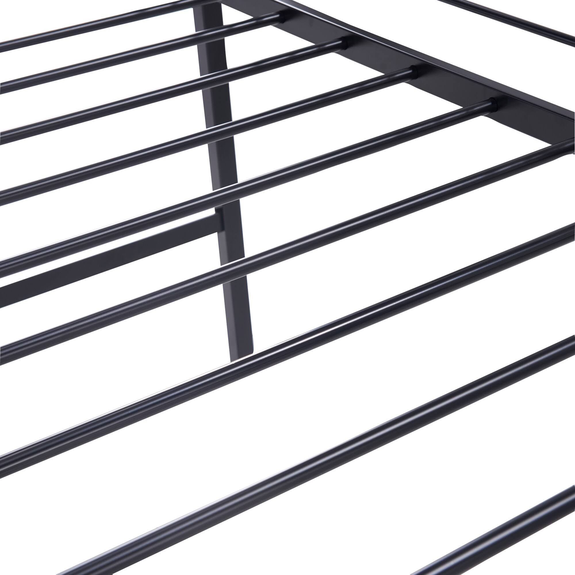 🔥Twin Metal Loft Bed with Slide, Multifunctional Design for Kids