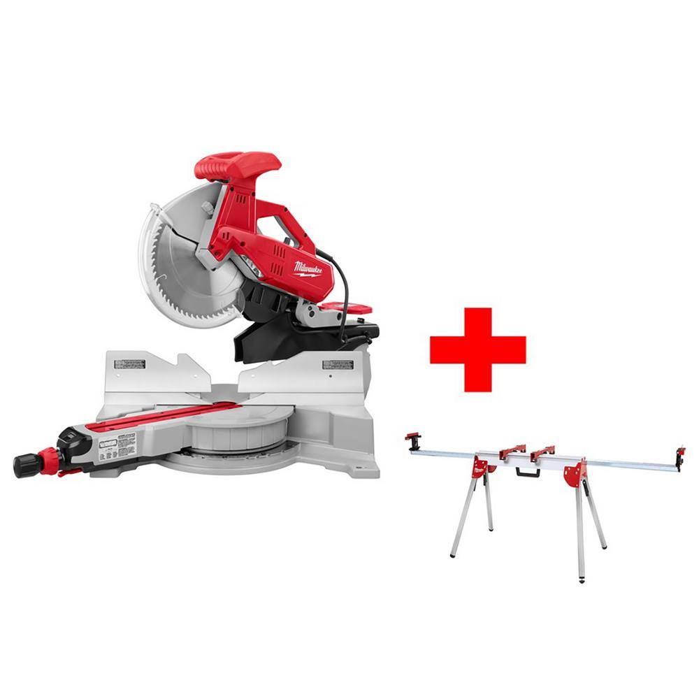 Milwaukee 12 in. Sliding Dual Bevel Miter Saw with Folding Miter Saw