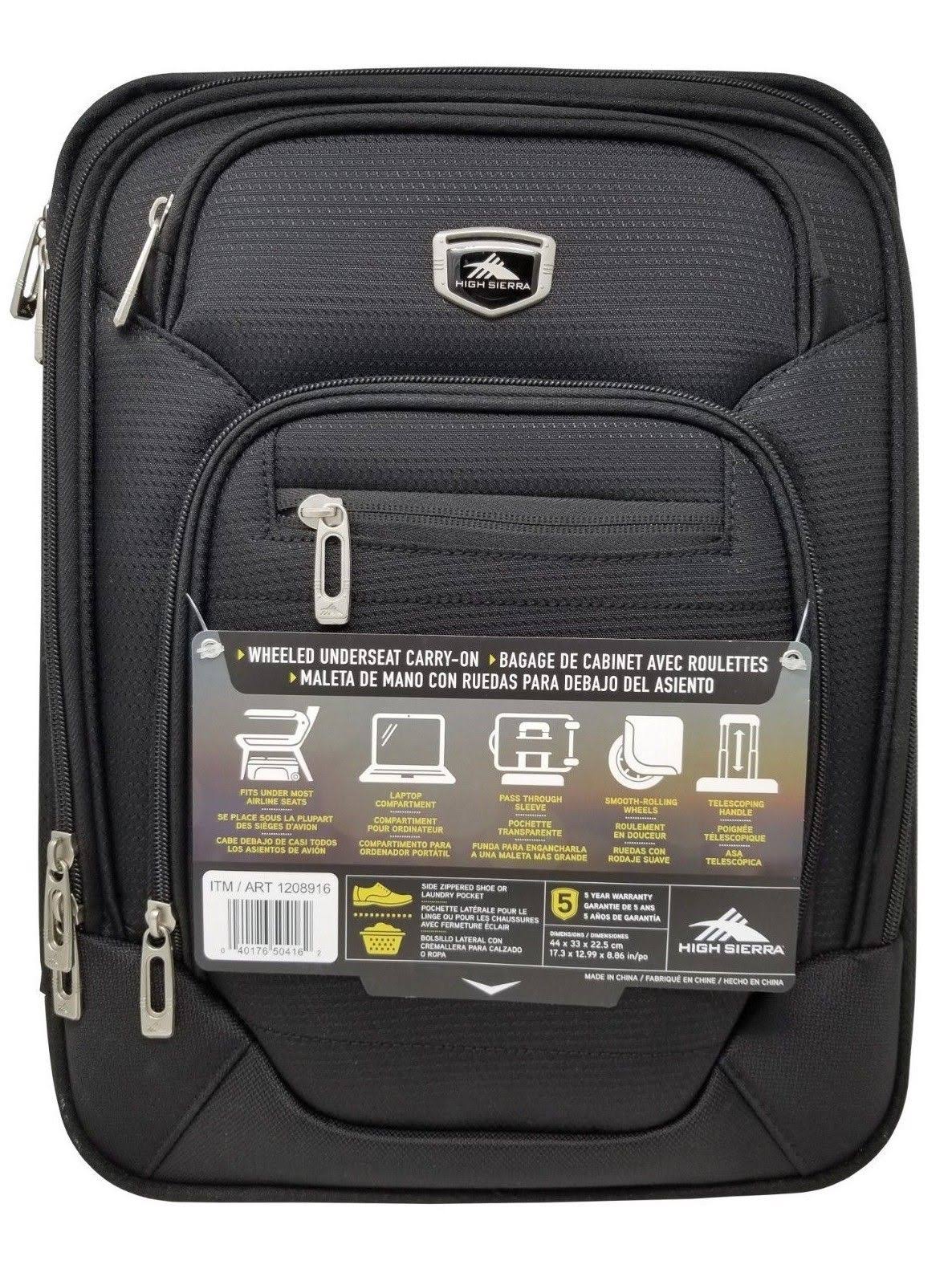 🔥High Sierra Underseat CarryOn Luggage Bag CT03s