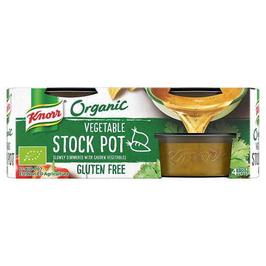 🔥Knorr Organic Vegetable Stock Pot 4X26g CT03s
