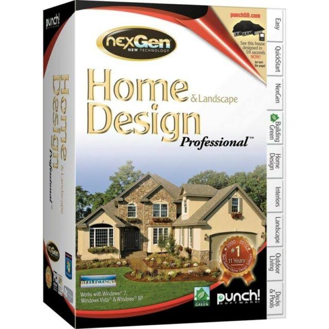 🔥punch Home Landscape Design Professional With Nexgen Technology 2 Ct