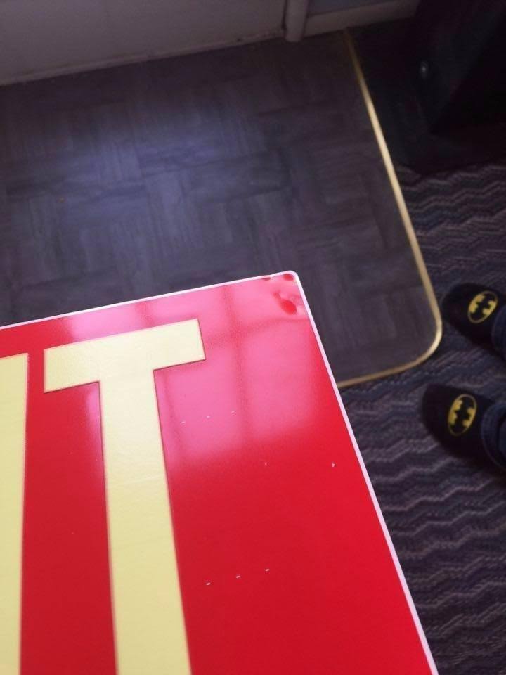 🔥Photoluminescent Exit Sign Red Aluminum Code Approved UL 924 IBC 2012