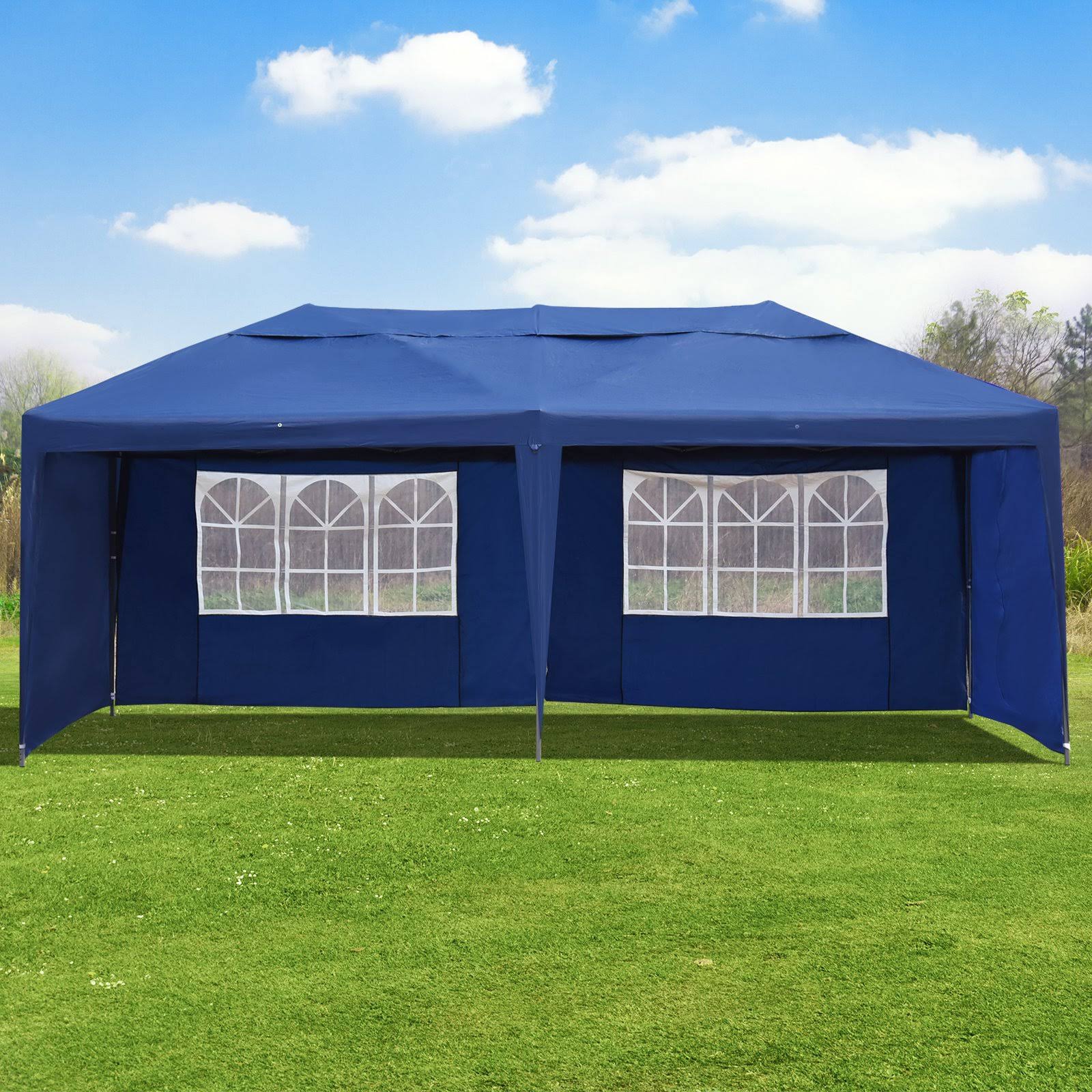 🔥Outsunny 10" x 20" Outdoor Pop Up Event Tent Instant Shelter 4