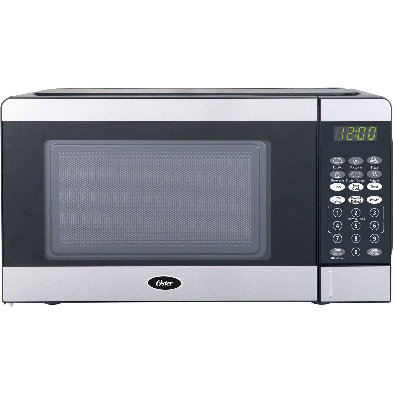 🔥Oster 0.7 Cu. ft. 700 Watt Stainless Steel Microwave Oven CT03s