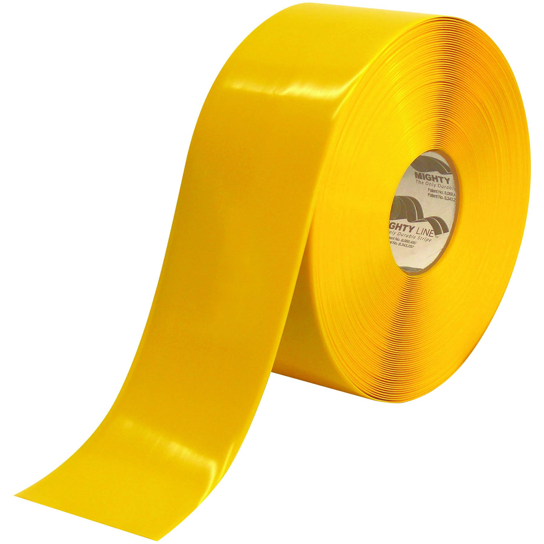 Mighty Line T94100Y 4 in. x 100 ft. Yellow Deluxe Safety Tape - CT-03-s