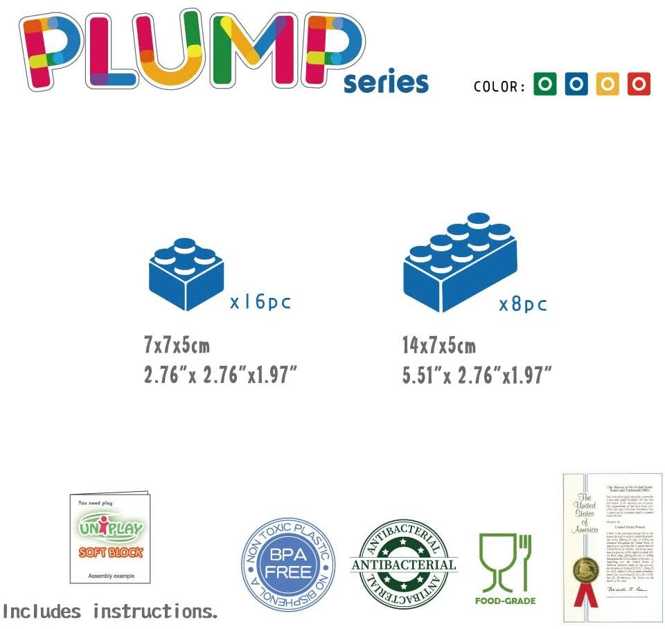 Jumbo Soft Building Blocks Plump Series UNiPLAY CT03s