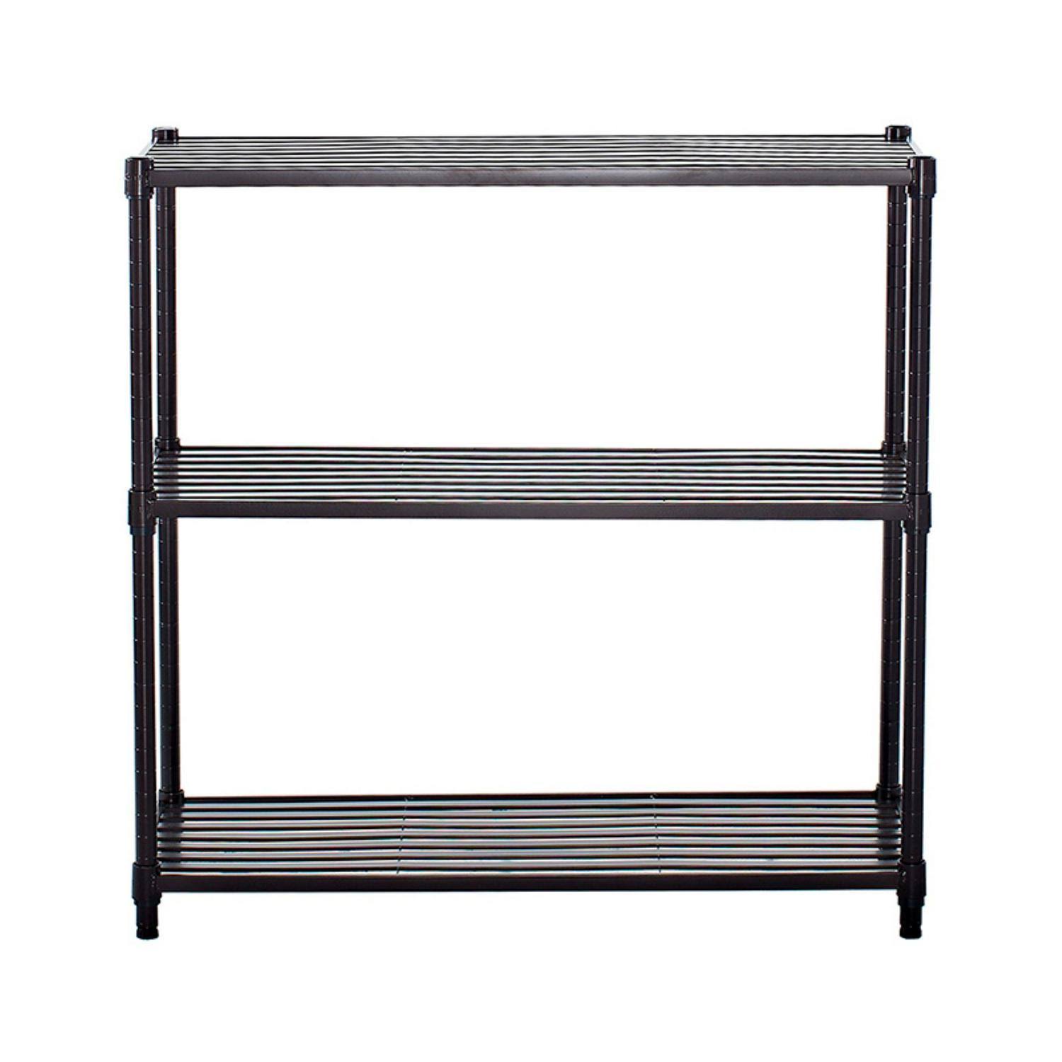 🔥Trinity 3 Tier Slat Shelving Rack Bronze CT03s