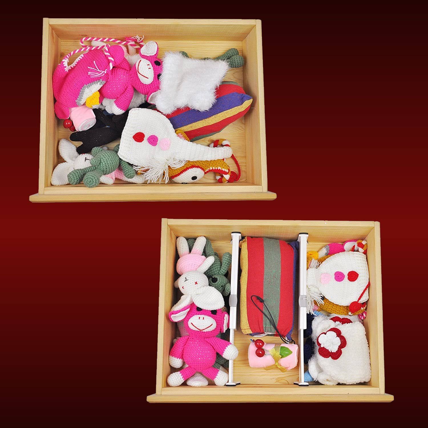 🔥Rapturous Drawer Dividers Pack of 3 Expandable Dresser Organizers CT