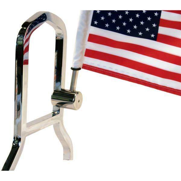 Rear Square Motorcycle Flag Holder CT03s
